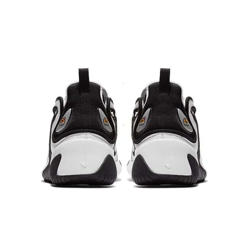 Nike Zoom 2K Air Non-slip Breathable Mid-top Air Cushioned Casual City Commuter Running Shoes For Women Black White AO0354-100