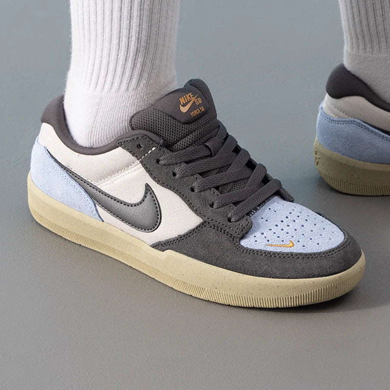 Nike Unisex Shoes Sb Force 58 Casual Low-Top Sneakers Cushioning Breathable Casual Shoes Color-Blocking Sports Shoes Dv5477-102
