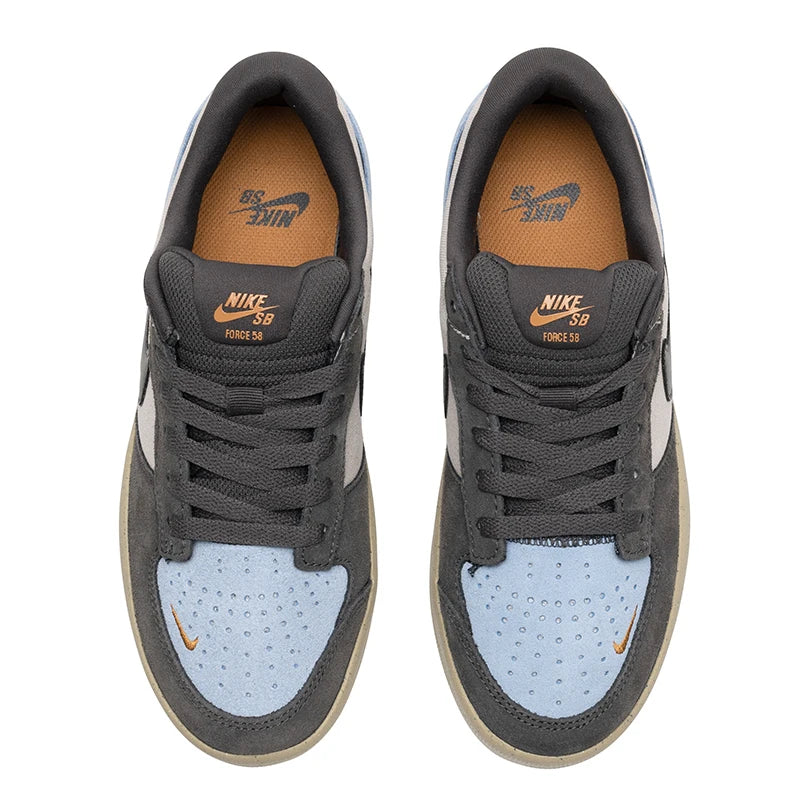 Nike Unisex Shoes Sb Force 58 Casual Low-Top Sneakers Cushioning Breathable Casual Shoes Color-Blocking Sports Shoes Dv5477-102