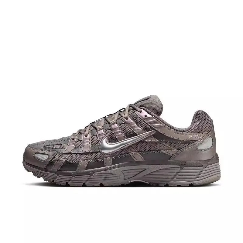 Nike P-6000 Comfortable And Versatile Non-slip Wear-resistant Low-top Casual City Commuting Men's Running Shoes Men's Gray-brown